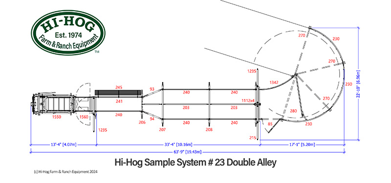 Hi-Hog's common connector system allows you the versatility to change, grow and adapt. Double Alley cattle handling system from Hi-Hog Farm & Ranch Equipment