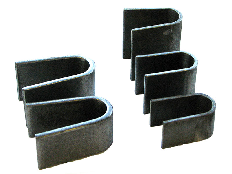 Weld on livestock panel connector hoops