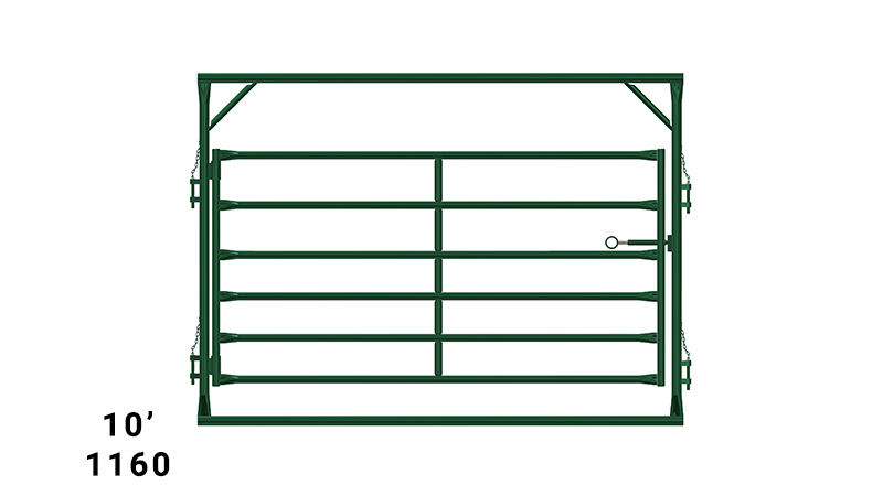 1160 10 Long x 7 High Frame with 66 high gate