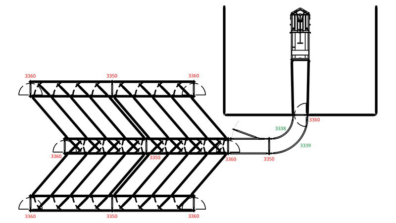 24" wide, fixed-width, alley spreaders for steer alleys