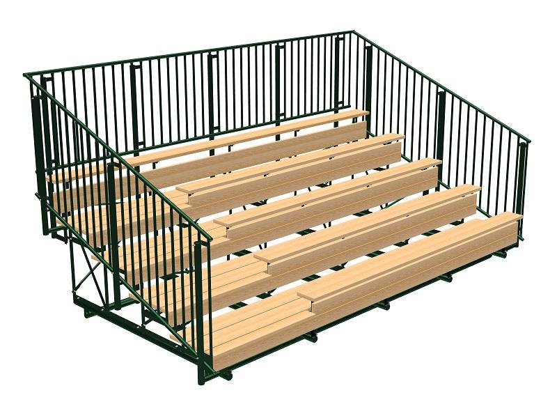 Hi-Hog 5-Row Bleacher Frame