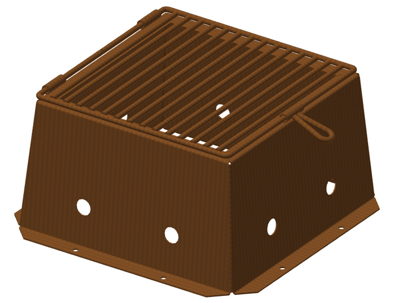 Full Grill Campground Fire Box