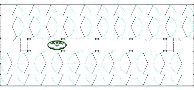 A Bull semen collection facility with group pens designed & built by Hi-Hog