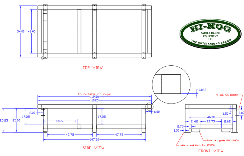A sample of a part manufactured by Hi-Hog for a local company