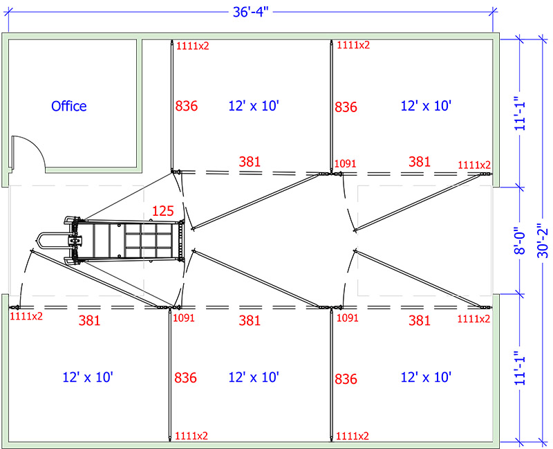 Beef cow-calf barn plans