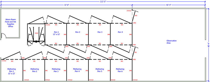 Sample Calving Barn Designs » Hi-Hog