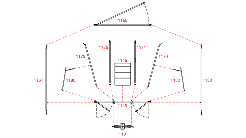 Hi-Hog calving enclosure - parts drawing