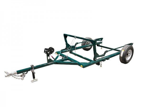 Hi-Hog's #1574 Mult-Transport Trailer For Squeeze Chutes, System Panels and Nifty Roll Out Feeders (soon) a trailer for transporting ranch equipment