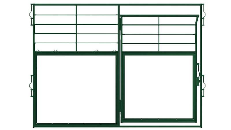 Hi Hog Portable Event Horse Stall Front with Full height door