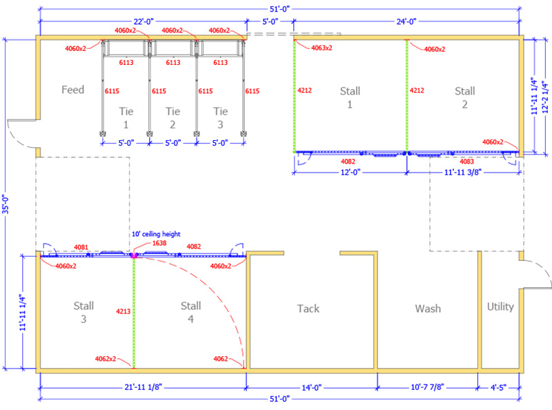 Horse barn design assistance provided by Hi-Hog
