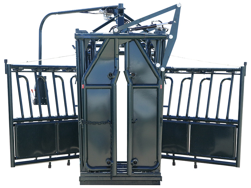 Hydraulic Cattle Squeeze Chute with three way exit