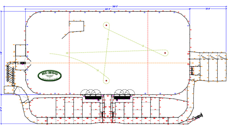 Hi-Hog sample multi-event rodeo arena design - 02