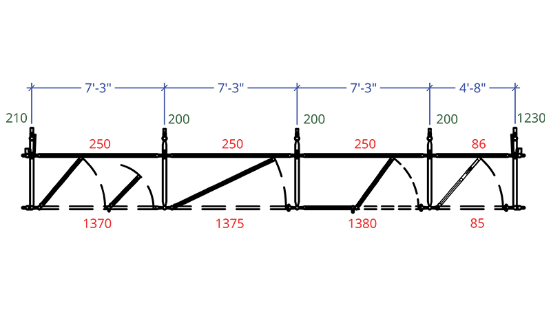 Plan view of four sorting options for your cattle working alley