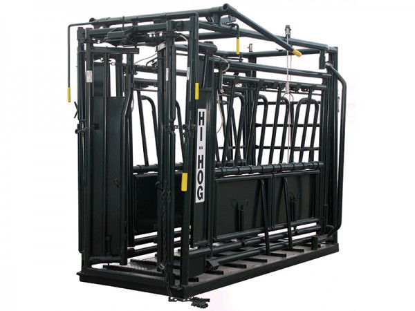 Hi-Hog Manual Cattle Squeeze Chute with Self Catch Headgate