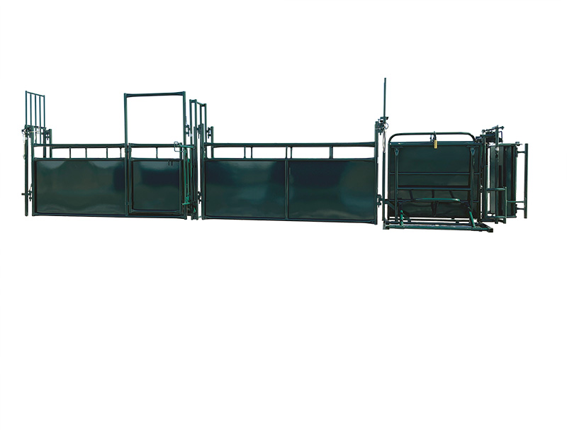 Sheeted side panels keep the Calves focused on moving forward an alley for treating calves