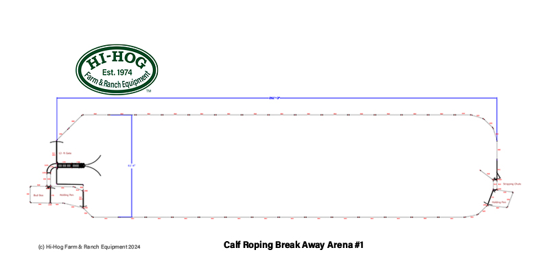 For a clearer image and product numbers click on the PDF link below a roping chute for calves for rodeo events