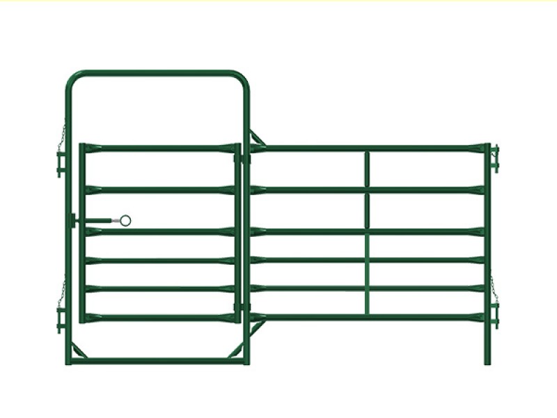 831 5 high 10 long heavy duty panel with gate