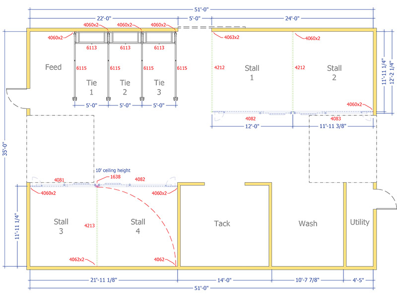 Hi Hog custom horse barn design service