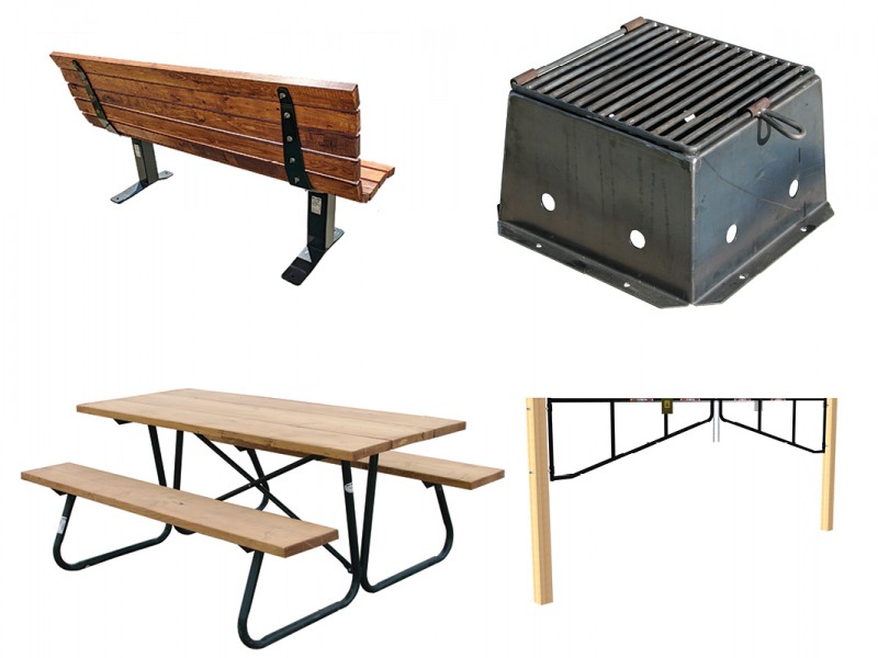 hi hog parks and recreation picnic table frame