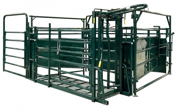 Loading Cows into a Calving Chute was never easier. A corral to assist cows with the birthing of their calves