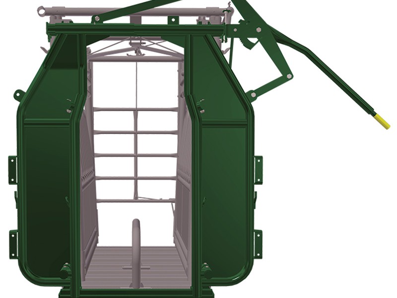 Hi Hog 107 Manual Squeeze Chute Open